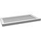 Ekena Millwork Vertical Surface Mount PVC Gable Vent w/ 2"W x 2"H , Brickmould Sill Frame, 36"W x 18"H GVPVE36X1803SN - alternate 2